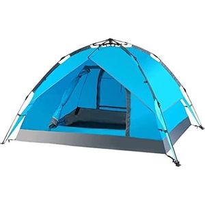 Tent voor Camping Waterdichte Opvouwbare Camping Tent Dubbellaags Tent Vissen Bergbeklimmen 3-4 Persoons Familie Tent Outdoor Tent Wandeltent Campingtent (Color : B, Size : 220 * 200 * 135 cm)