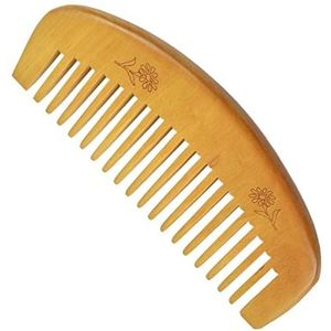 DieffematicSZ kam Peach Comb Sheep Horn Comb Buffalo Horn Comb Carving Wood Comb