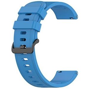 LUGEMA Nieuwe Sport Siliconen Horlogeband Compatibel Met Xiaomi Horloge Kleur Polsband Band Compatibel Met Mi Smartwatch Armband Vervangbare Accessoires 22mm (Color : Sky blue, Size : For Mi watch c
