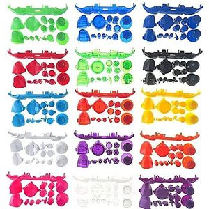 Volledige Set Knop D-pad RT LT Trigger RB LB Bumper ABXY Guide On Off Switch Knoppen voor Xbox Serie X S Controller (zwart)