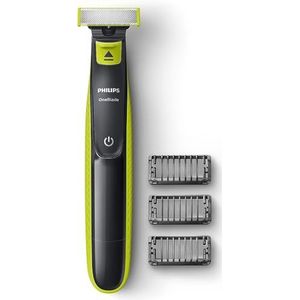 Philips OneBlade QP2520/20 baardtrimmer Batterij/Accu 3 5 mm Nat en droog Houtskool, Limoen