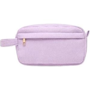 Make-uptas Draagbare Kosmetische Zakken voor Vrouwen Mode Kleine Make-up Pouch voor Reizen Handtassen Doos, Paars, Eén maat