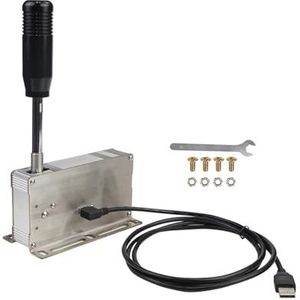 Suammiitstrieadea USB Sequentiële Shifter voor Windows10 7 XP Wheel Game Gearshift Zwart