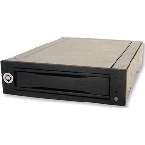 CRU DX115 Carrier, SATA 3 Gb/s 3,5 inch, zwart - opslagbehuizing (SATA 3 Gb/s, 3,5 inch, SATA, zwart, 148 x 205 x 41 mm, support, 3 GB/s)