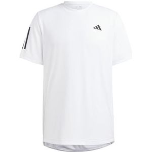 adidas Performance Club 3-Stripes Tennis T-shirt - Heren - Wit