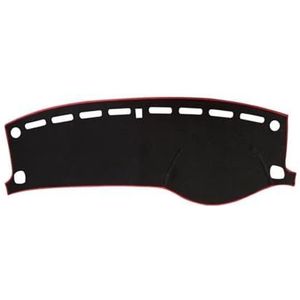 Auto Dashboard-afdekmat Voor Accord 1997-2002 Dashboard Cover Pad Mat Anti-UV Dashmat Zonnescherm Tapijt Interieur Accessoires Dashboard Light Proof Pad(Black(Red Edge) RHD)
