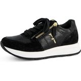 Paul Green - Lage Sneakers - Zwart - Dames