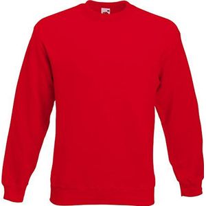 Fruit of the Loom Sweatshirt set S, M, L, XL en XXL, rood, M