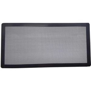 Stofbeschermingsfilter, pc-behuizing voor pc-ventilator, pvc, zwart, computerbescherming, afdekking hoornstoffilter, mesh, 12 x 12 cm, 14 x 14 cm, 12 x 24 cm, computeraccessoires (12 x 24 cm)