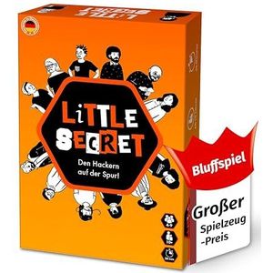 LITTLE SECRET - De hackers op het spoor - Speelgoedprijs 2022 - Bluff, creativiteit, woordspelingen en verdachtingen! Familie gezelschapsspel, spelletjes voor volwassenen, kaartspel, familiespel