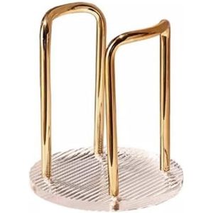 szutfidy Moderne Water Dispenser Accessoire Koffie Cup Opslag Organizer Wegwerp Papier Houder Theekopjes Mok Rack Stand voor Thuis Keuken Cafe Bar Plank Gouden Eenzijdige