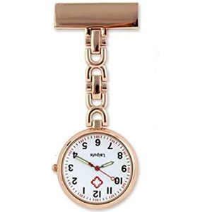 Yojack Gepersonaliseerd zakhorloge draagbare lichtgevende verpleegkundige horloge retro metalen verpleegkundige hanger zakhorloge verpleegster broche horloge gegraveerd horloge (kleur: 02)