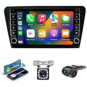 Android 14 Multimedia Stereo Video Speler Voor Skoda Octavia 3 A7 2013-2018 Ondersteunt Car-play Android Auto/Bluetooth/FM AM RDS DAB+ Radio/Stuurbediening(NF-6 8Core 8+128G)