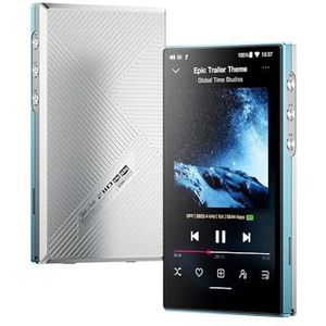 JadeAudio /FiiO JM21 Android 13 Hi-Res Muziekspeler MP3 met Snapdragon 680, Bluetooth WiFi USB DAC 12.5H Speeltijd (hemelsblauw)