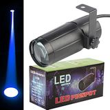 Led-pinspot, 3 W, DJ-effect, blauw, puntspot, mini-straallicht, partyclub, bar, podiumlamp, voor discoballen voor het ophangen van DJ-podiumverlichting