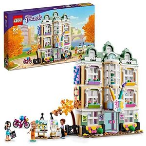 LEGO Friends Emma’s kunstschool, Creatief Speelgoed met School en Poppetjes van Personages, Leuk cadeau voor Meisjes en Jongens, Rollenspel Bouwpakket voor Kinderen 41711