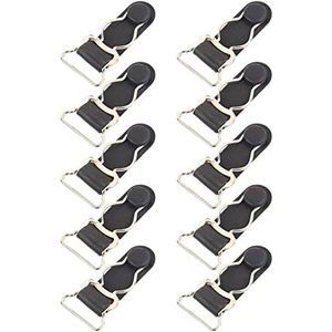 10 Stuks Duurzame Jarretelgordel Bevestigingsclips Anti Slip Voor Mannen Been Kousenband Shorts