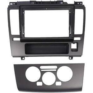 9 Inch Autoradio Fascia Stereo Dashboard Paneel Frame 2 DIN Dvd Gps Mp5 Speler Trimkit Voor N&issan Voor Tiida Voor Latio 2005-2010 Auto Fascia Radio Paneel(MT)