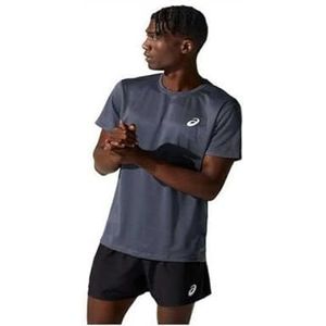 ASICS Core all Over Print SS Top, Graphite Grey/Performance Black, XL Men, Graphite Grey/Performance Black, XL