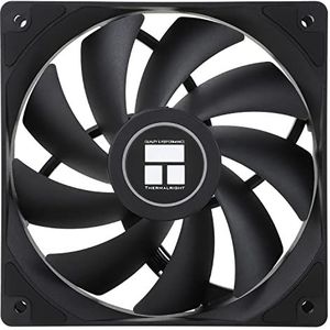 Thermalright TL-C12C-S 120mm CPU-ventilator 120 mm, wit, ARGB, behuizingsventilator, 4-pins, PWM stille computerventilator met S-FDB lagers inbegrepen, tot 1550 tpm ventilator