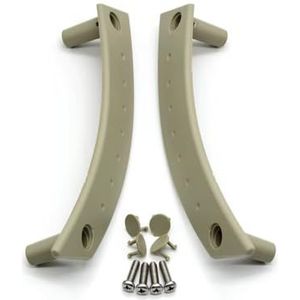 Auto interieurdeurgrepen Voor VW Voor Kever 2000-2010 LHD RHD Auto Interieur Linker Rechter Deurgreep Beschermpaneel 1C0867171(Beige 2PCS Set)