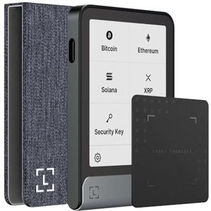 Ledger Flex - Ervaar een cryptowallet met beveiligd E Ink touchscreen (Flex + Folio + Recovery Key)