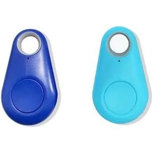 Mini GPS Tracker Bluetooth Buiten Anti-verloren Apparaat Huisdier Portemonnee Tracking Tweerichtings Positionering Slimme Locator Accessoire(SD Darkblue1 Blue1)