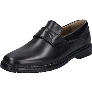 Josef Seibel HEREN Slippers Alastair 15, Mannen Loafers,Schoenbreedte K (Extra groot),verwisselbaar voetbed,Zwart (schwarz),44 EU / 9.5 UK