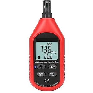Mini Temperatuur Vochtigheidsmeter LCD Digitale Luchttemperatuur Thermometer Hygrometer Gauge Tester MAX/MIN Modus Nauwkeurige Monitor(B)