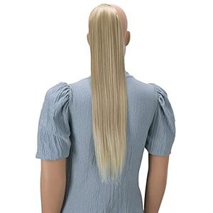 CAISHA 60cm Haarstukje Vlecht Paardenstaart Haarextensies Glad Lichtblond Mix HC12