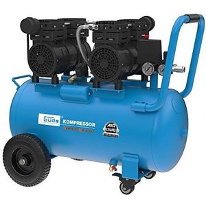 Güde 50138 compressor Airpower 275/8/50 Silent (2 dubbele zuigeraggregaten met aparte motor, 50 l ketel, 230V, olievrij)