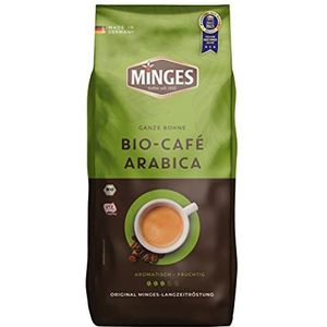 Minges Koffiebonen biologisch café Arabica aromatisch fruitig – origineel langdurige roostering, 1000 g