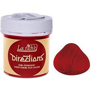 La Riche Directions Unisex semi-permanente haarverf, rood, per stuk verpakt (1 x 100 ml)