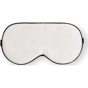 UYFRD Moerbei Zijde Slaap Oogmasker Volwassen Zachte Blinddoek Gladde Oogdekking Slaap Elastische Band (Beige, 3 stuks)