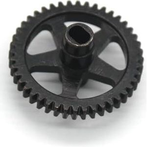 For WLtoys 144001 144002 144010 124016 124017 124018 124019 RC afstandsbediening voertuig metalen accessoires staal reducer grote versnelling(Yellow)