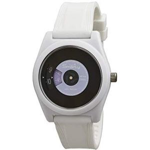 Unisex horloge SMARTY VINYL siliconen wit paars SW045B02