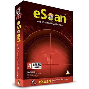 ESCANAV Antivirus voor Linux Desktop 4 Gebruikers 3 Jaar
