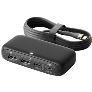 USB C-hub met totale 100W Power Delivery 4Port (2USB C+2USB) 480Mbps Data