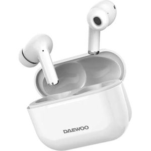 Daewoo TWS In Ear DW2002 Draadloze hoofdtelefoon met oplaadetui, wit