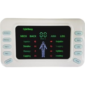 SFSSWSRYDF Oplaadbare TENS-machine voor pijnverlichting, lichaamsacupunctuurmassagemachine, 8 modi, 15 versnellingen voor lichaamsontspanning en spierontspanning