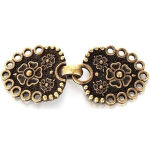 Shirt Cinch Swirl Clip Cape Clips, Sjaal Cardigan Clips Pak van 3 Zinklegering Strass Multicolor(Gqt)