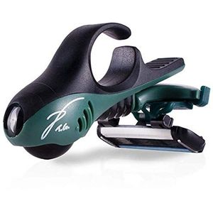 HeadBlade Moto LE Greene scheerscheermes voor heren met hoofd en schedel - revolutionaire dubbele actieve vering