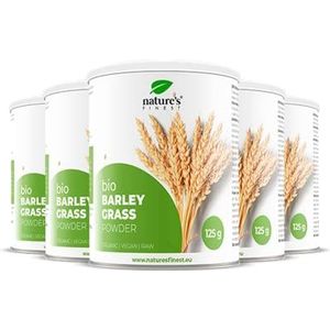 Nature's Finest Bio Gerst Gras Poeder | 100% Pure Natuurlijke Jonge Gerstbladeren - Gedroogd en geaard | Rijke bron van ijzer, magnesium en calcium | Kwaliteit van derden getest (5)