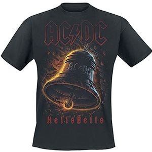 AC/DC Hells Bells T-shirt zwart L 100% katoen Band merch, Bands