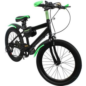 Wiefiche 20 inch kinderfiets, 2 kleuren, premium mountainbike voor jongens en meisjes, van koolstofstaal, Fully MTB voor jongens en meisjes, dames en heren, fietsen voor outdoor sportuitstapjes