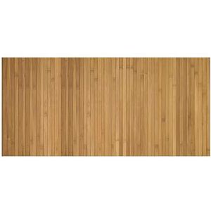 CosìCasa Keukenloper van bamboe, antislip, [50 x 290 cm] keukenloper van hout met washed-effect, lange kleurrijke tapijtloper [50 x 290 cm, beige]