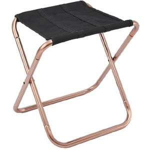 Vouwkruk Outdoor Vissersstoel Snelle installatie Stevige Viskruk Voor Relax Camping Kruk (Kleur: Groot Rose Gold)
