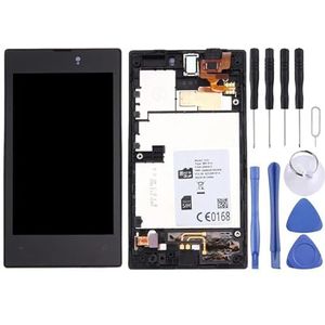 LCD -display van mobiele telefoons LCD-display + aanraakpaneel met frame voor Nokia Lumia 520 Herstelgedeelte