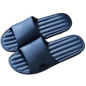 Dia's, Zomer - Lichtgewicht Indoor Home Sandalen for Dames en Heren Pantoffels,voor dames en heren(Navy Blue,43 EU)