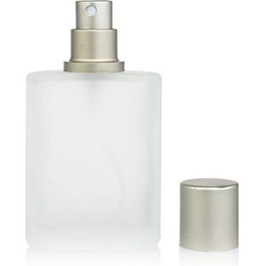 Enslz Frosted glazen fles parfum verstuiver navulbare spray lege parfumfles voor mannen en vrouwen (100ml)